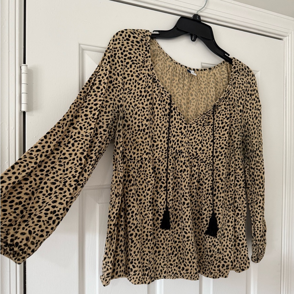 Leopard Print Women's Top